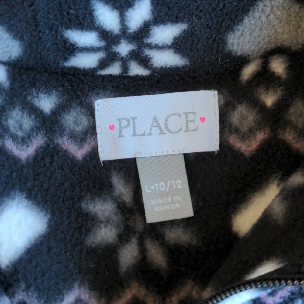 The Children's Place Girl's Fleece Fair Isle Matching Set